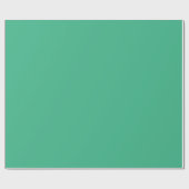 Mint Solid Color Geschenkpapier (Flach)