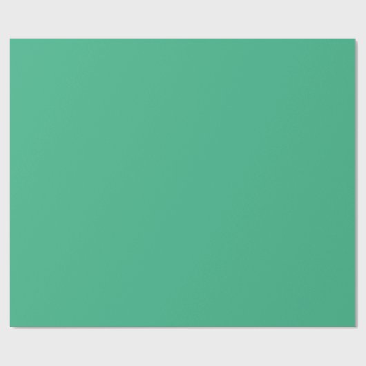 Mint Solid Color Geschenkpapier (Flach)