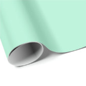 Mint Solid Color Geschenkpapier (Rolleneckpunkt)