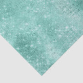 Mint Sparkle Glitz Seidenpapier (Detail)