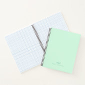Mint Spiral Notebook Notizblock (Innenseite)
