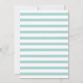 Mint Starfish Hochzeit speichern das Datum Save The Date (Rückseite)