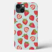 Mint Strawberry iPhone Case (Rückseite)