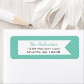 Mint Striped Merry Little Weihnachten (Insitu)