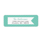 Mint Striped Merry Little Weihnachten (Vorne)