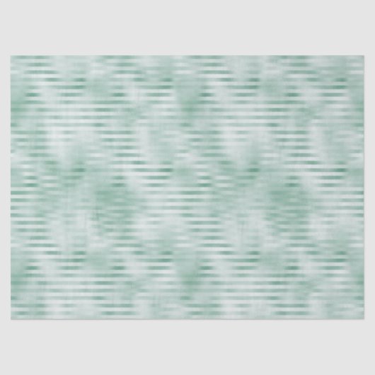 Mint Stripes Glam Glitz Seidenpapier (Vorderseite)