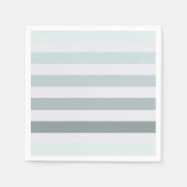Mint Stripes Ombre Serviette (Vorderseite)