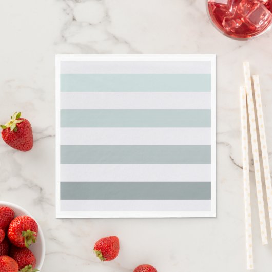 Mint Stripes Ombre Serviette (Beispiel)