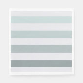 Mint Stripes Ombre Serviette (Vorderseite)