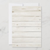 Mint sukkulente Sitzkarte. Rustikale Hochzeit Einladung (Rückseite)