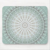 Mint Taupe Mandala Mousepad (Vorne)