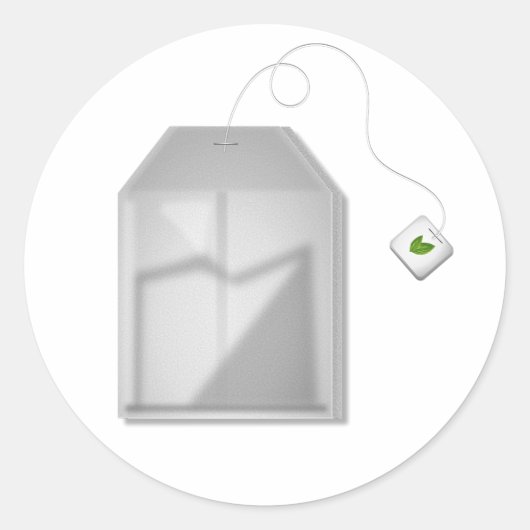 Mint Tea Bag Stickers (Vorderseite)