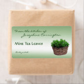 Mint Tea Blätter Labels (Insitu)