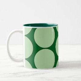 "MINT-TEA" POP BUBBLE Keramik-Kaffeetasse Zweifarbige Tasse