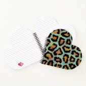 Mint Tee mir aquamarin Leopard-Druck Notizblock (Innenseite)