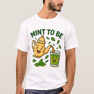 Mint to Be - Funny Moroccan Tea Cartoon T-Shirt
