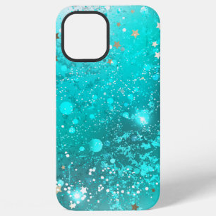 Mint Türkis Folienhintergrund iPhone 12 Pro Max Hülle
