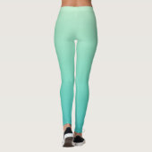 Mint Türkisverlauf Leggings (Rückseite)