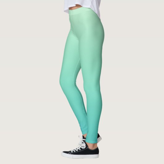 Mint Türkisverlauf Leggings (Links)