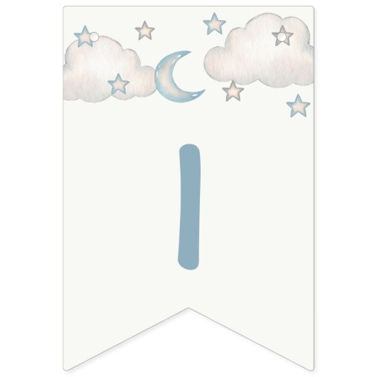 Mint Turquoise Boy Baby Shower Banner (Erste Fahne)