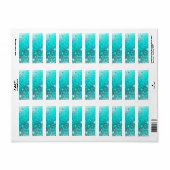 Mint Turquoise Foil Hintergrund (Vorne)