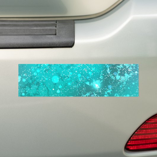 Mint Turquoise Foil Hintergrund Autoaufkleber (Auf Auto)