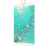 Mint Turquoise Foil Hintergrund Autolufterfrischer (Links)