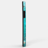 Mint Turquoise Foil Hintergrund Case-Mate iPhone Hülle (Hinten/Rechts)