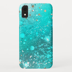 Mint Turquoise Foil Hintergrund Case-Mate iPhone Hülle