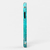 Mint Turquoise Foil Hintergrund Case-Mate iPhone Hülle (Hinten/Rechts)