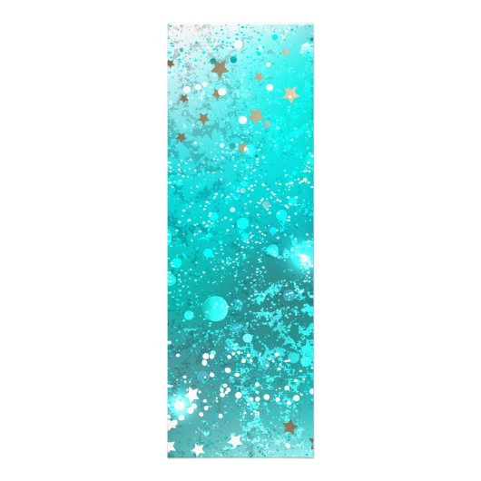 Mint Turquoise Foil Hintergrund Fotodruck (Vorne)