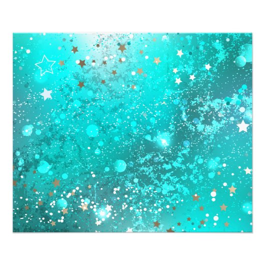 Mint Turquoise Foil Hintergrund Fotodruck (Vorne)
