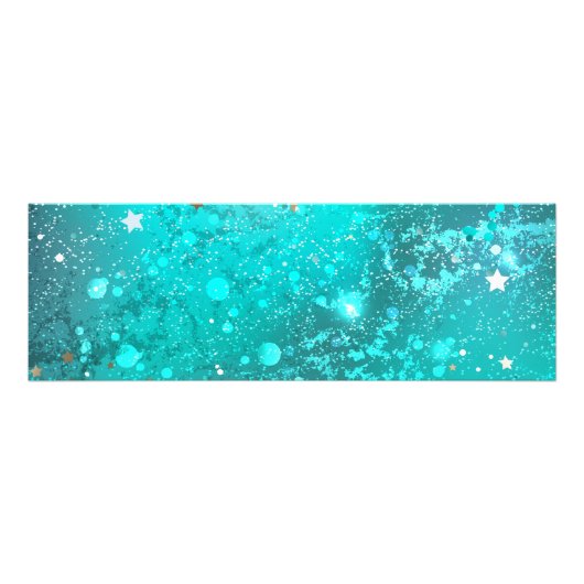 Mint Turquoise Foil Hintergrund Fotodruck (Vorne)