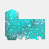 Mint Turquoise Foil Hintergrund Geschenkschachtel (Ungefaltet)
