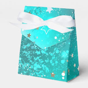 Mint Turquoise Foil Hintergrund Geschenkschachtel
