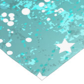 Mint Turquoise Foil Hintergrund Kurzer Tischläufer (Ecke)