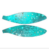 Mint Turquoise Foil Hintergrund Mini Basketball (Panele)