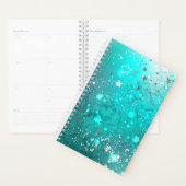 Mint Turquoise Foil Hintergrund Planer (Anzeige)