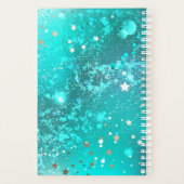 Mint Turquoise Foil Hintergrund Planer (Rückseite)