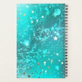 Mint Turquoise Foil Hintergrund Planer (Rückseite)