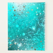 Mint Turquoise Foil Hintergrund Planer (Rückseite)
