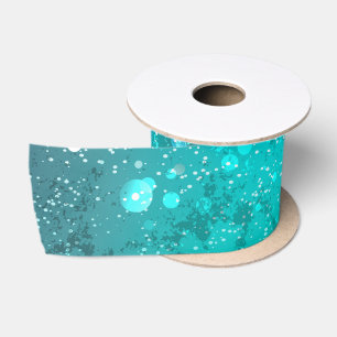 Mint Turquoise Foil Hintergrund Satinband
