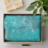 Mint Turquoise Foil Hintergrund Seidenpapier (Geschenk)
