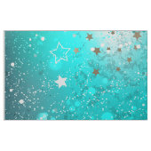 Mint Turquoise Foil Hintergrund Stoff (Fat Quarter (45,7 x 55,9 cm))