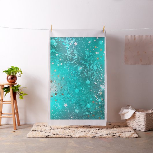 Mint Turquoise Foil Hintergrund Stoff (Beispiel)