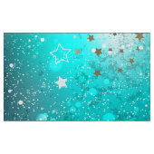Mint Turquoise Foil Hintergrund Stoff (Fat Quarter (45,7 x 55,9 cm))
