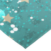 Mint Turquoise Foil Hintergrund Tischdecke (Schrägansicht)