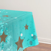 Mint Turquoise Foil Hintergrund Tischdecke (Beispiel)