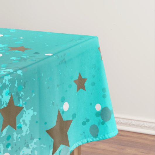 Mint Turquoise Foil Hintergrund Tischdecke (Beispiel)