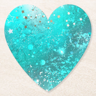 Mint Turquoise Foil Hintergrund Untersetzer